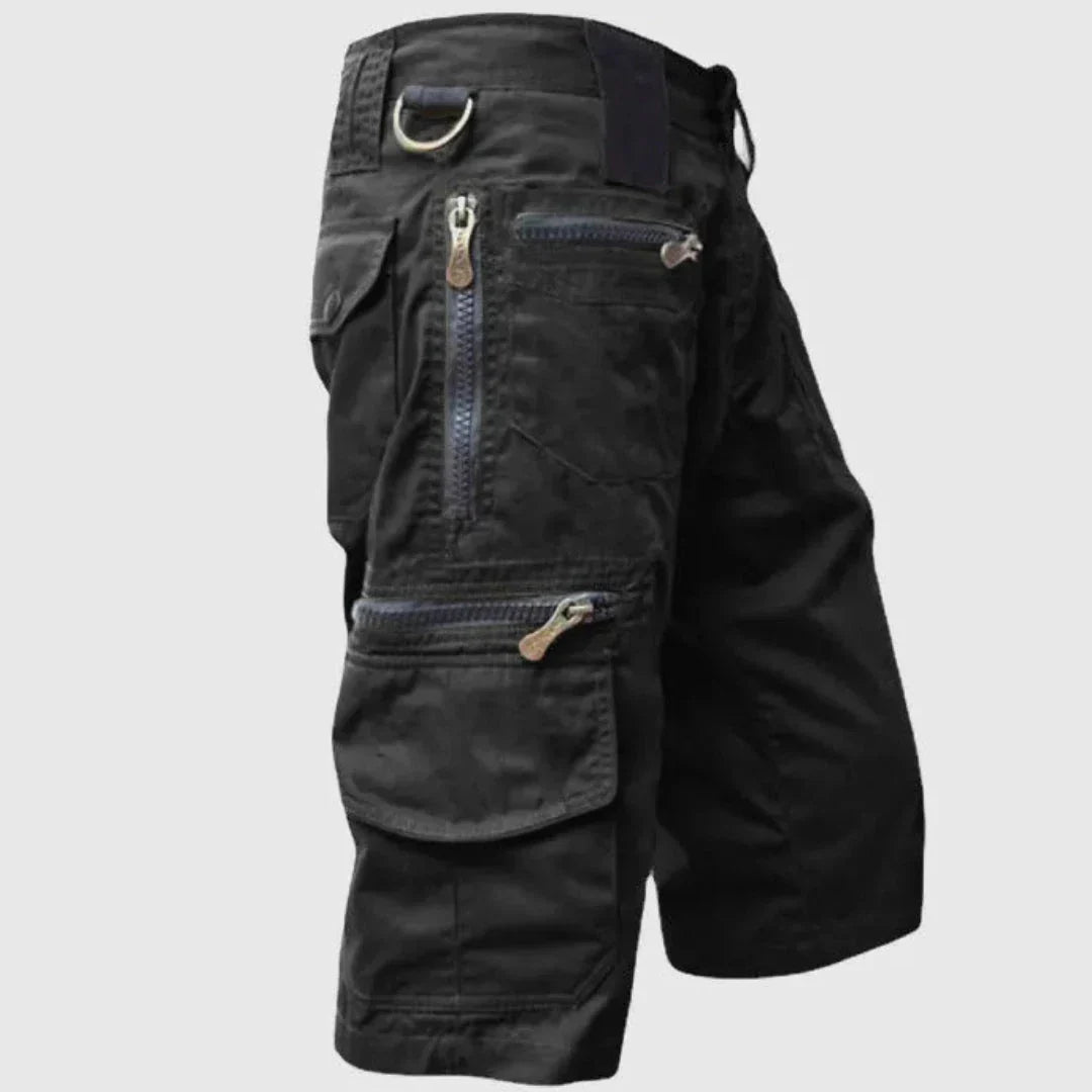 Shorts Cargo Tactiques Titan Multi Zip Pour Homme Poches Sécurisées Et Coton Respirant Pour Aventure En Plein Air