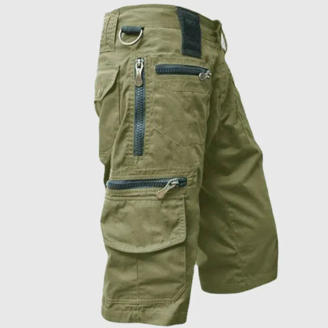 Shorts Cargo Tactiques Titan Multi Zip Pour Homme Poches Sécurisées Et Coton Respirant Pour Aventure En Plein Air