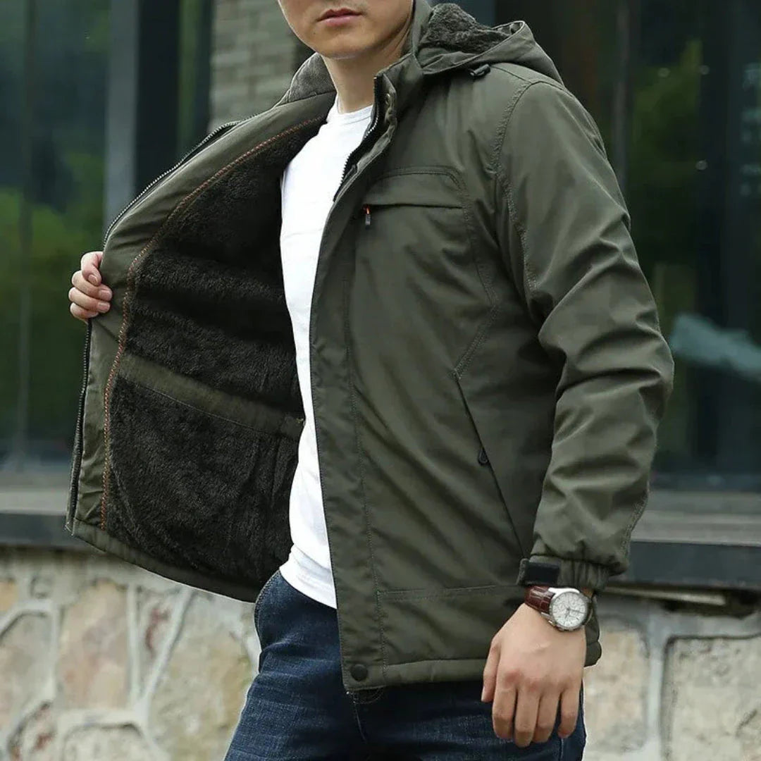 Veste Tobias Imperméable Doublée Polaire Avec Capuche Ajustable Pour Hiver Confortable Et Chaude
