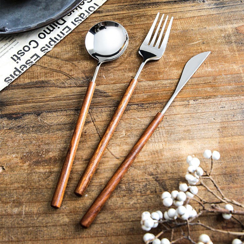 Minimalist Handle Flatware Set - Amawinc