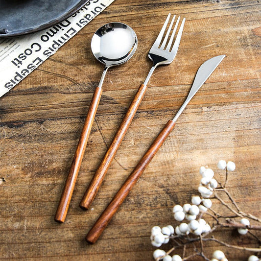 Minimalist Handle Flatware Set - Amawinc