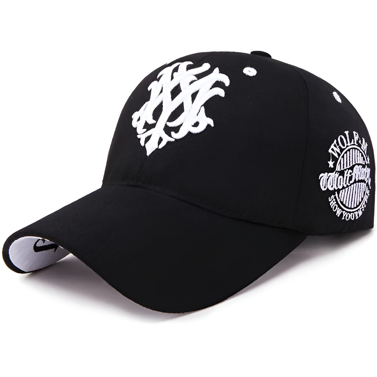 Casquette Brodée Totem Du Loup Unisexe Pour Tous Styles Et Instincts Forts Et Courage