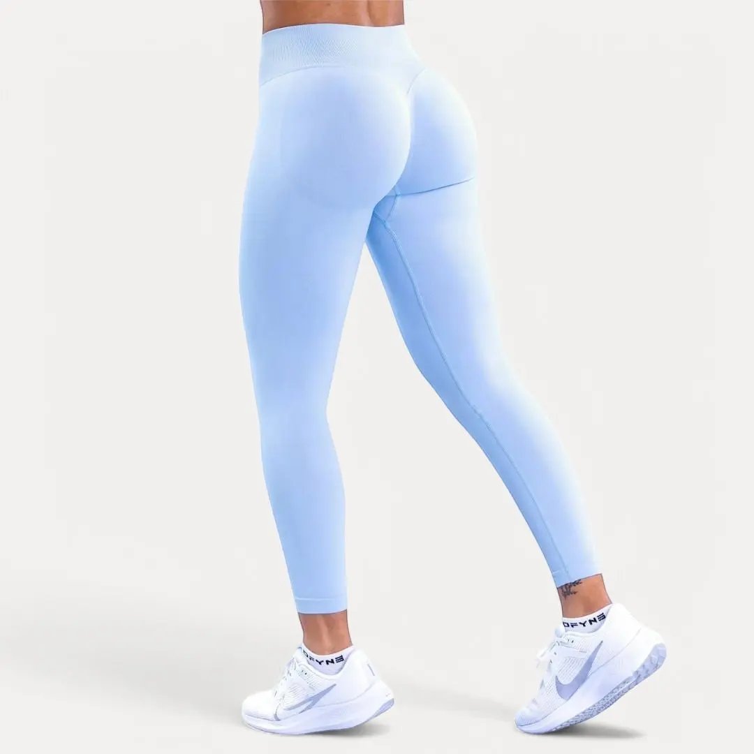 Leggings De Compression Taille Haute Sans Couture Effet Scrunch Pour Fesses Liftées Sculptées Confort Toute La Journée