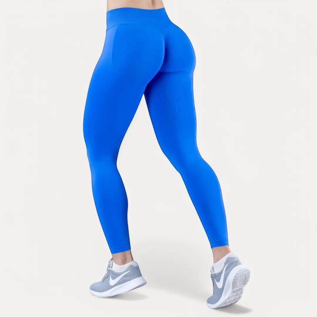 Leggings De Compression Taille Haute Sans Couture Effet Scrunch Pour Fesses Liftées Sculptées Confort Toute La Journée