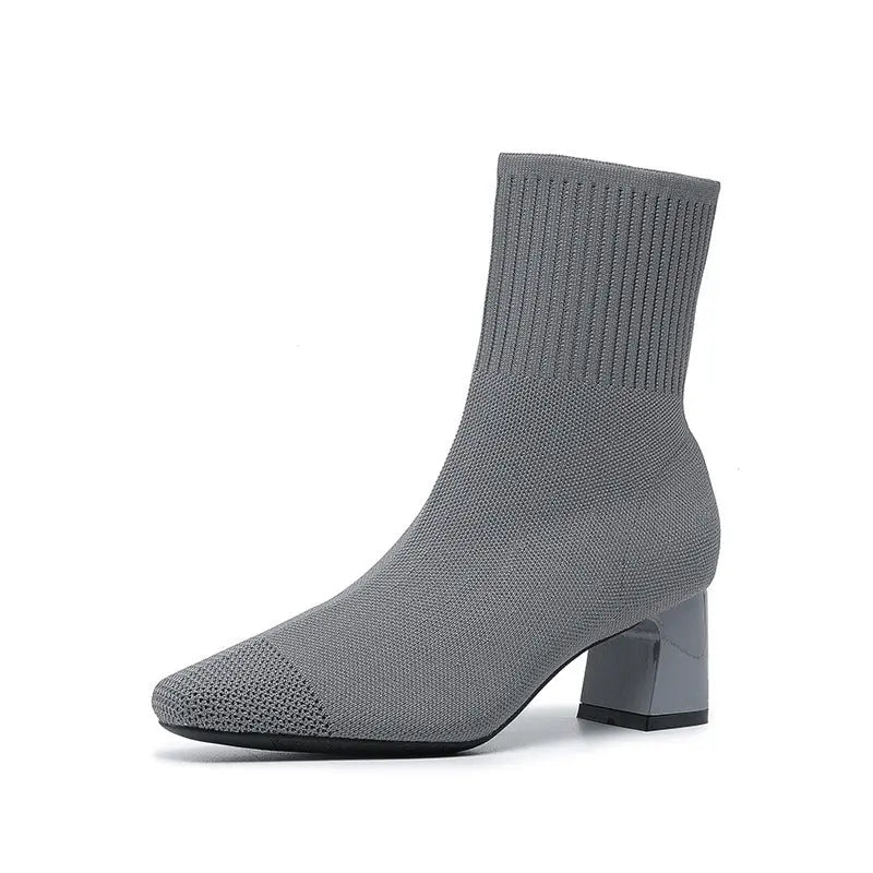 Bottes Hautes À Chaussette Pour Femmes Amawinc Confortables Et Tendance Pour Le Quotidien