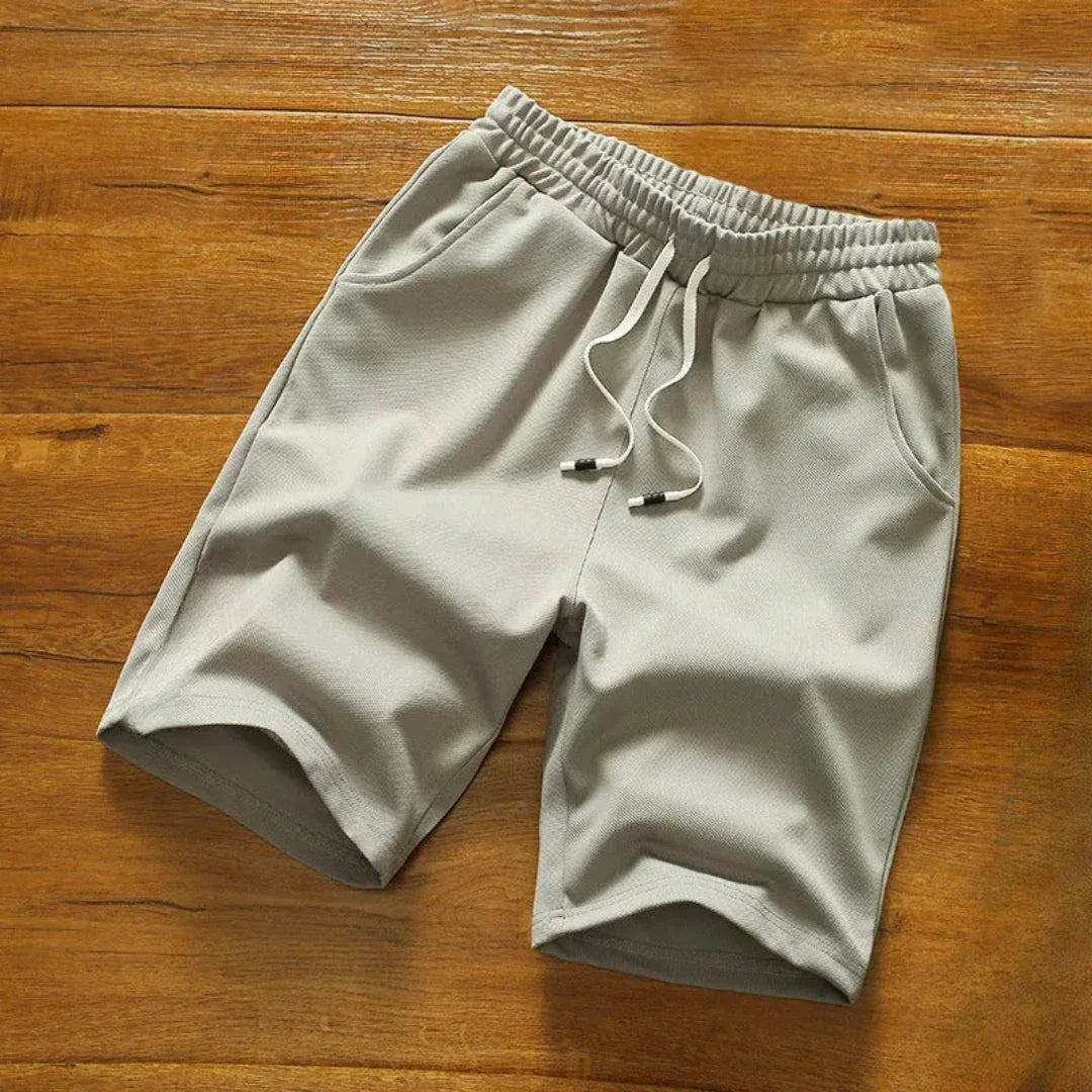 Shorts à Cordon Trent Essential pour Hommes en Polyester Léger avec Ceinture Élastique et Poches