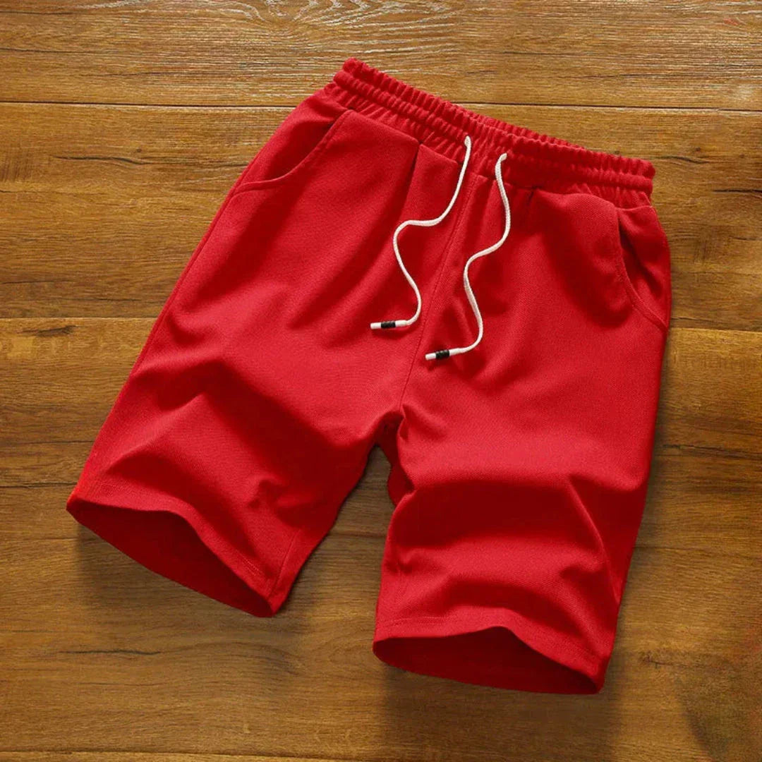 Shorts à Cordon Trent Essential pour Hommes en Polyester Léger avec Ceinture Élastique et Poches