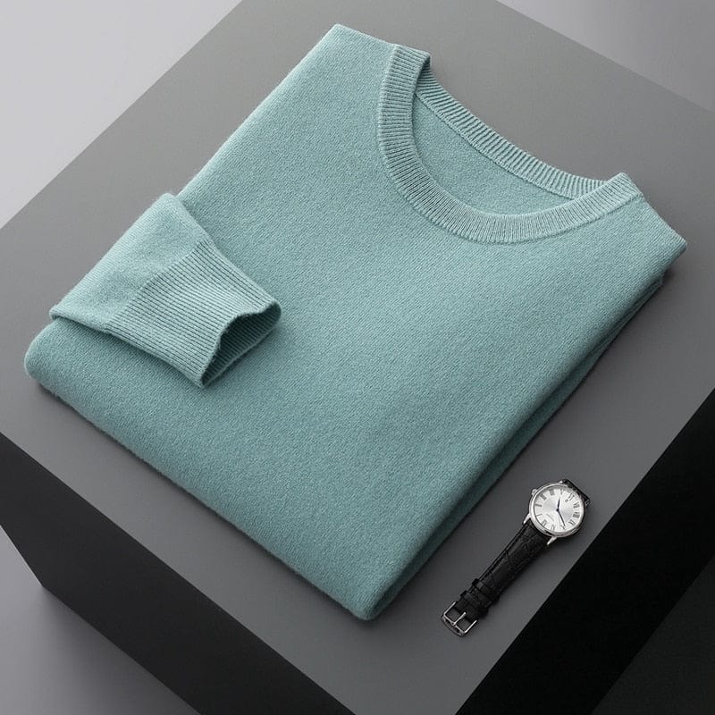 Amawinc Pull Tricot Homme Manches Longues Confort Raffiné Pour Tous Les Jours Et La Superposition