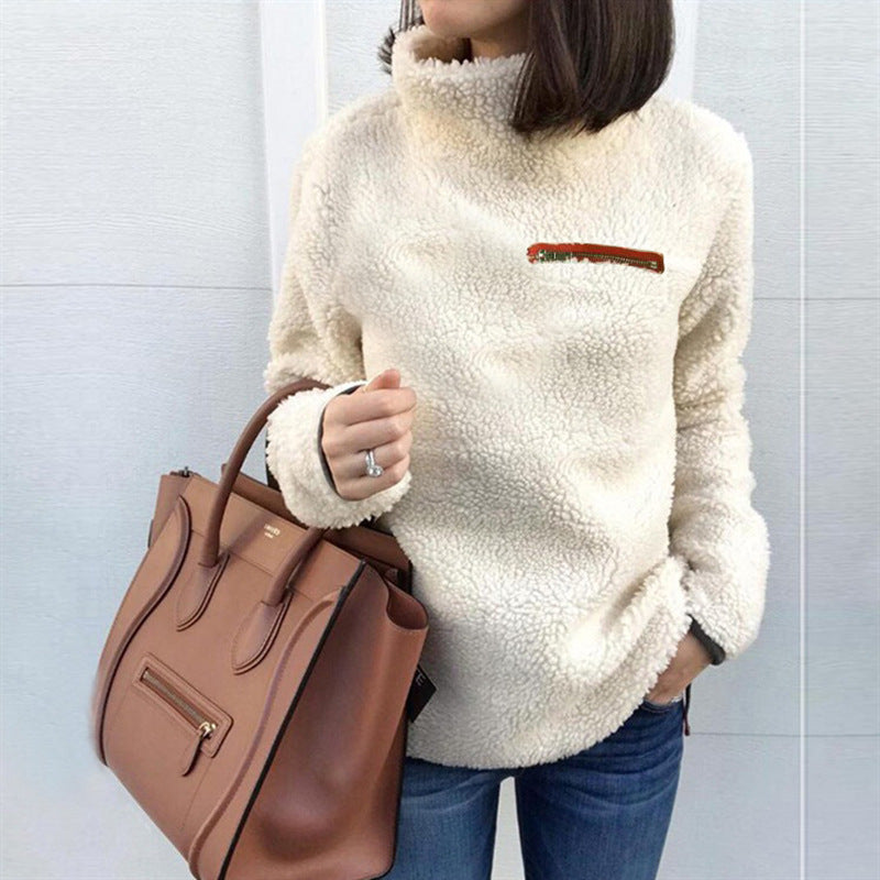Alwine Damen Rollkragenpullover: Superweicher, bequemer Winterpullover in Uni