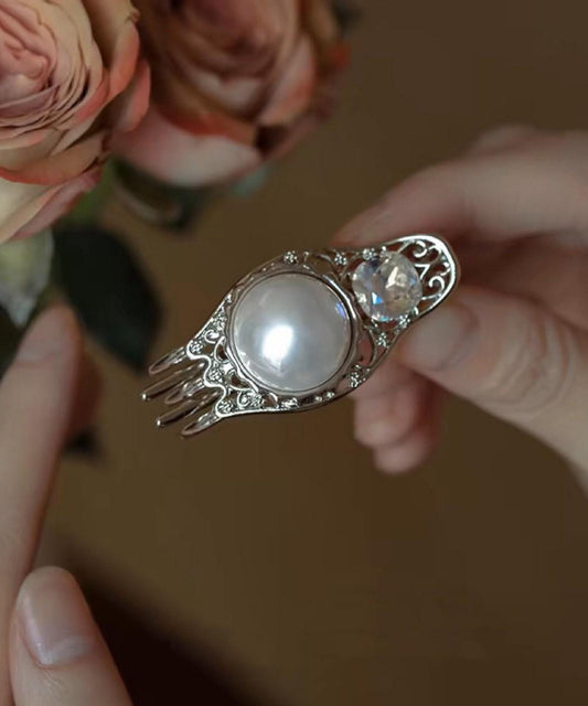 Épingle à cheveux unique en alliage de soie et cristal de zircone - Amawinc