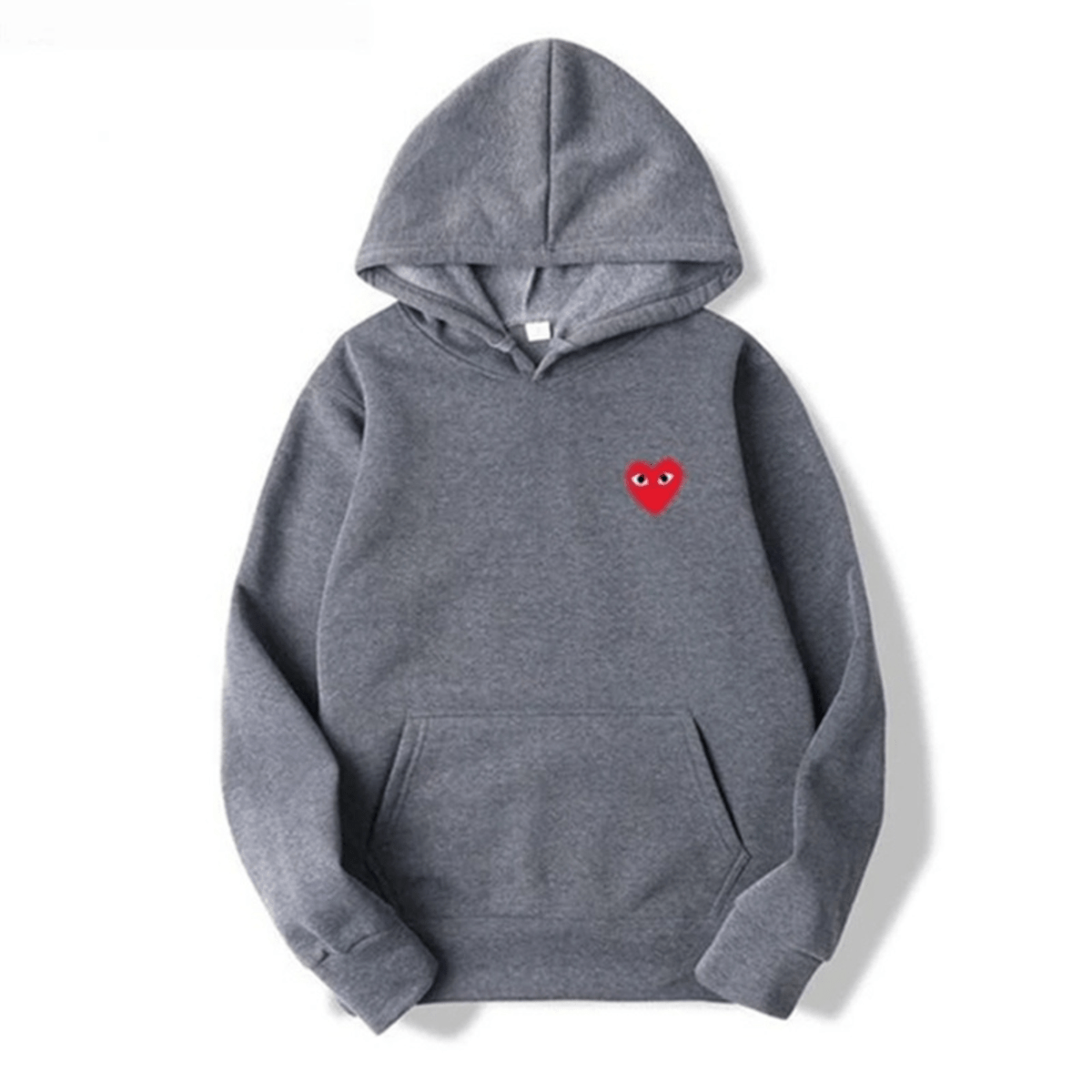 Ella Sweat À Capuche Femme Cœur Brodé Pullover Confortable Pour Look Décontracté Hiver