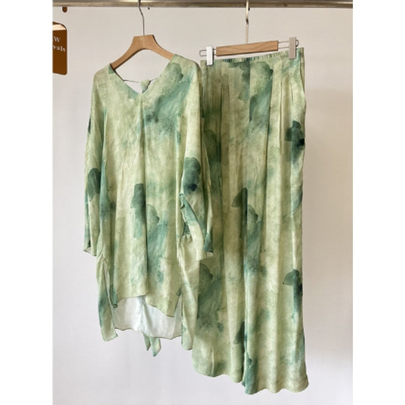 Damen-Ensemble Delia mit eleganten Blumenprints