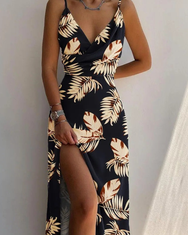 Elegantes V-Ausschnitt Kleid von Vivory