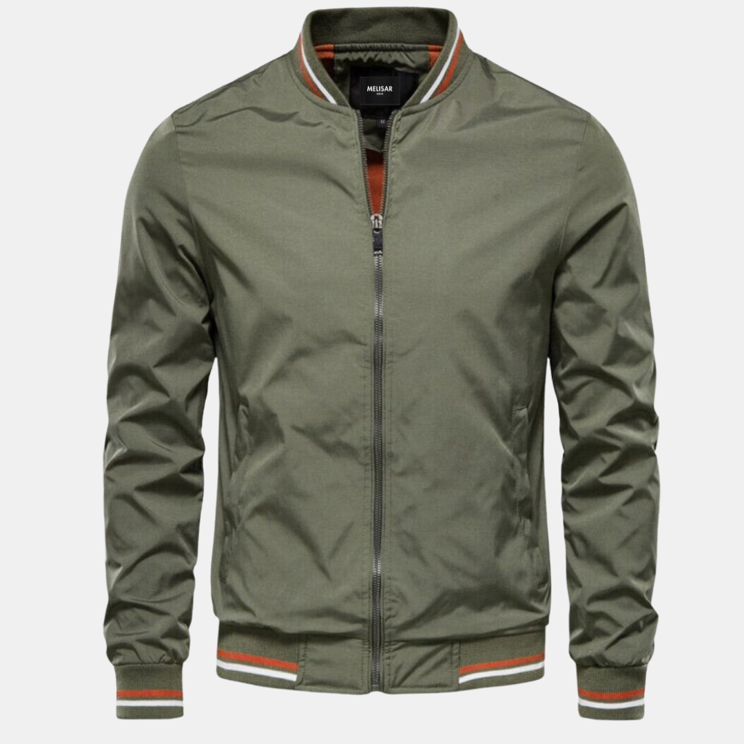 Veste Bomber Flair Nordique Pour Homme Léger Durable Avec Poignets Côtelés Essentiel Pour Automne
