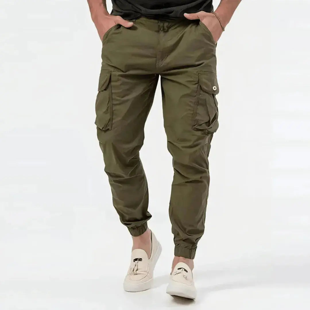 Amawinc Joggers Cargo Urbains Pulse En Coton Confort Avec Élasthanne À Quatre Sens Et Poches Utilitaires