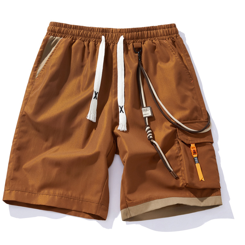 Shorts Street Urbandrift Léger Avec Poches Cargo Et Cordons Élastiques Pour Style Urbain