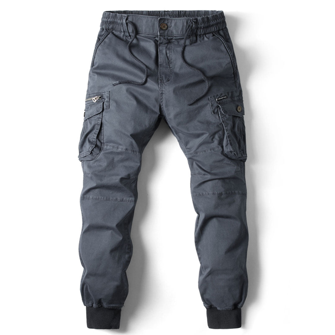 Amawinc Joseph Pantalon Jogger Décontracté Homme À Taille Élastique Avec Poches Cargo Pour Tous Les Jours