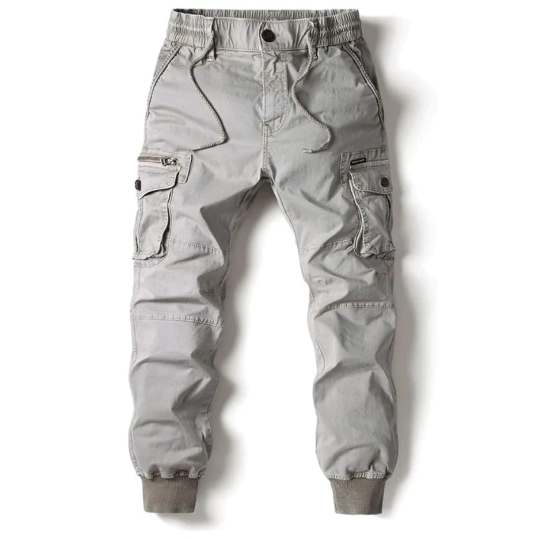 Amawinc Joseph Pantalon Jogger Décontracté Homme À Taille Élastique Avec Poches Cargo Pour Tous Les Jours