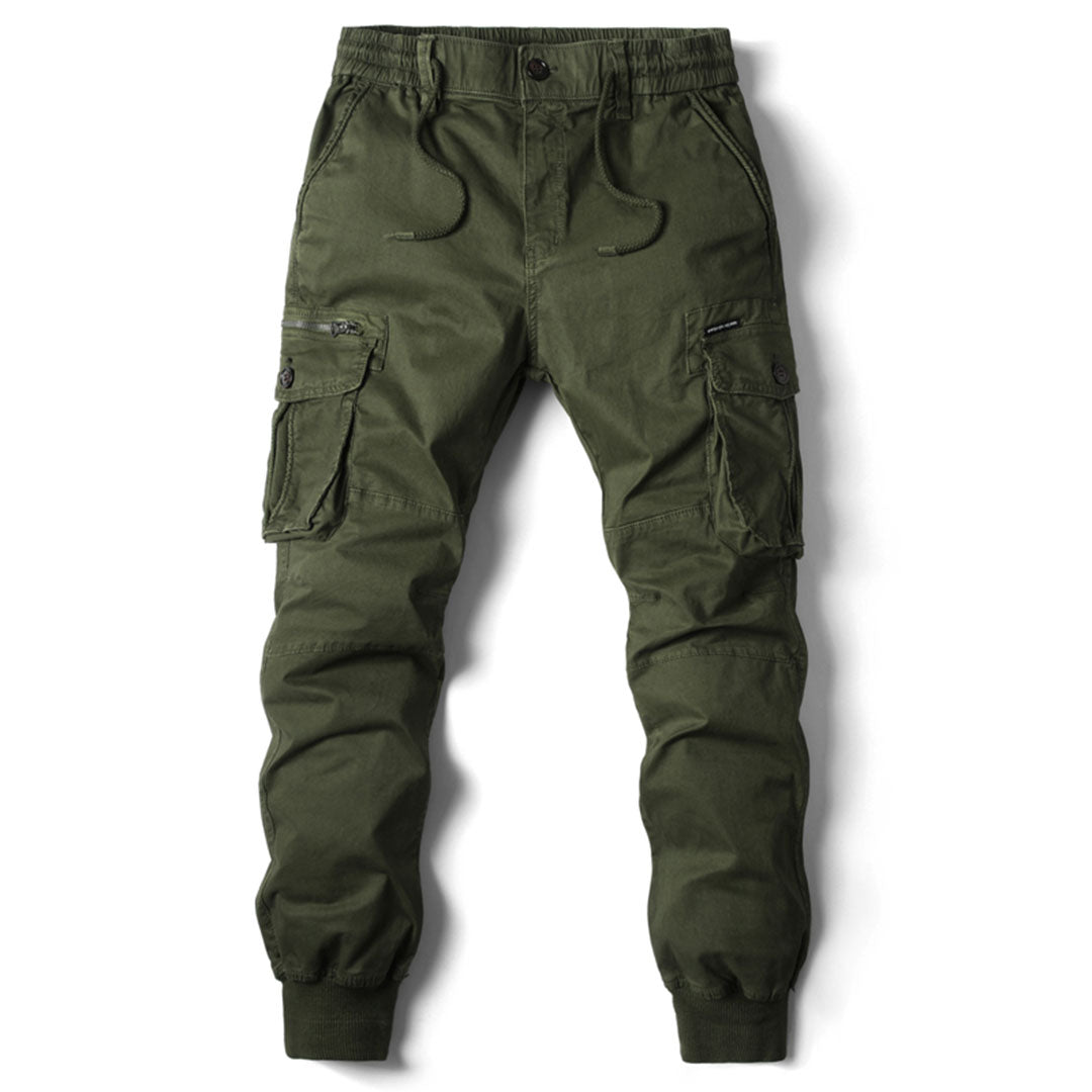 Amawinc Joseph Pantalon Jogger Décontracté Homme À Taille Élastique Avec Poches Cargo Pour Tous Les Jours