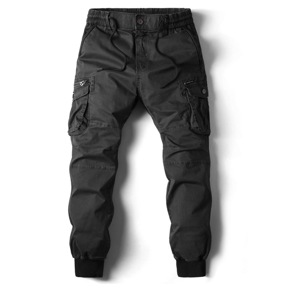 Amawinc Joseph Pantalon Jogger Décontracté Homme À Taille Élastique Avec Poches Cargo Pour Tous Les Jours