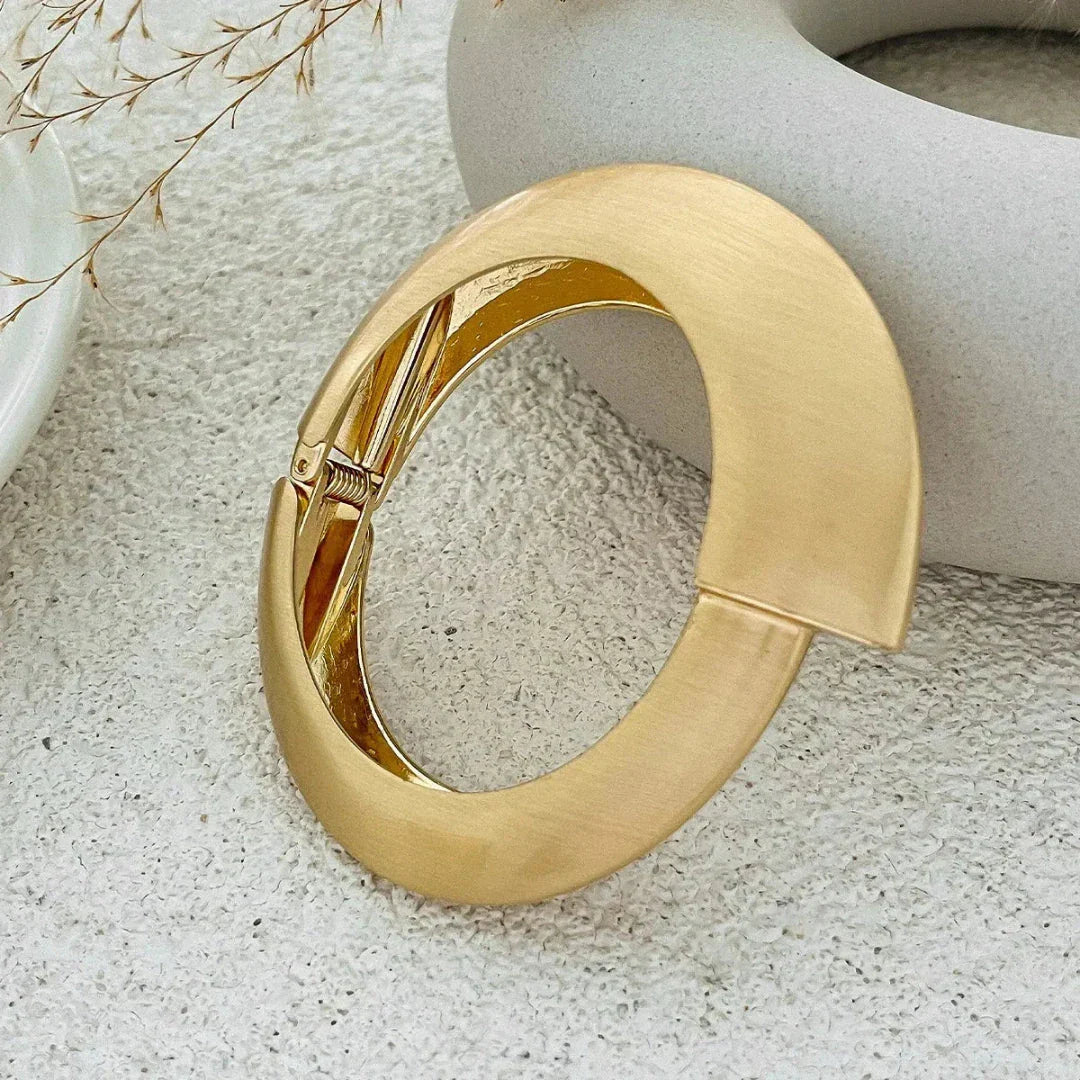 Bracelets en Alliage Valencia Finition Matte Or Premium Confort Léger Pour Port Quotidien
