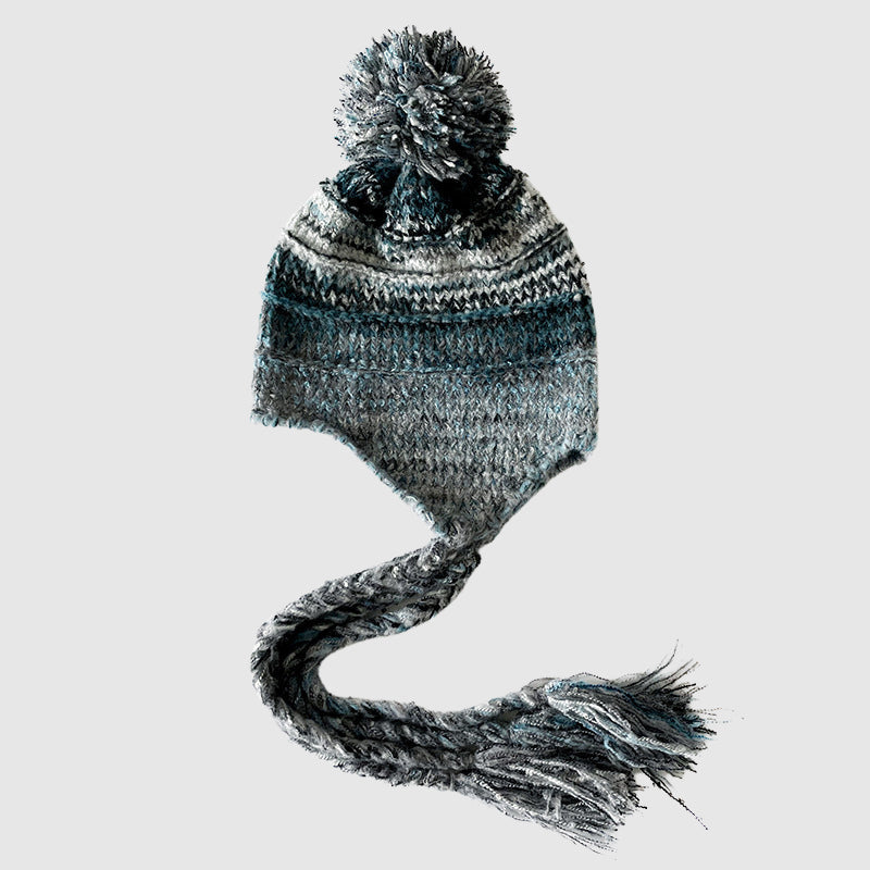 Valentina Rossi Aurora Rêves Bonnet Tricoté Artisanal Fait Main Pour L'Hiver Avec Chaleur Et Couleur