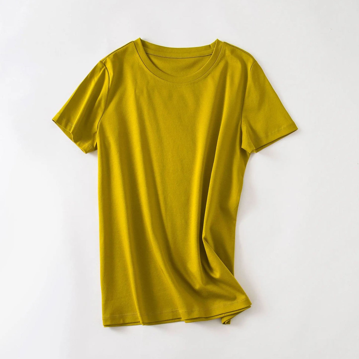 T Shirt Minimaliste Valentina Rossi Collection Luxe Confort Extrême Surface Douce Look Épuré Pour Toutes Occasions