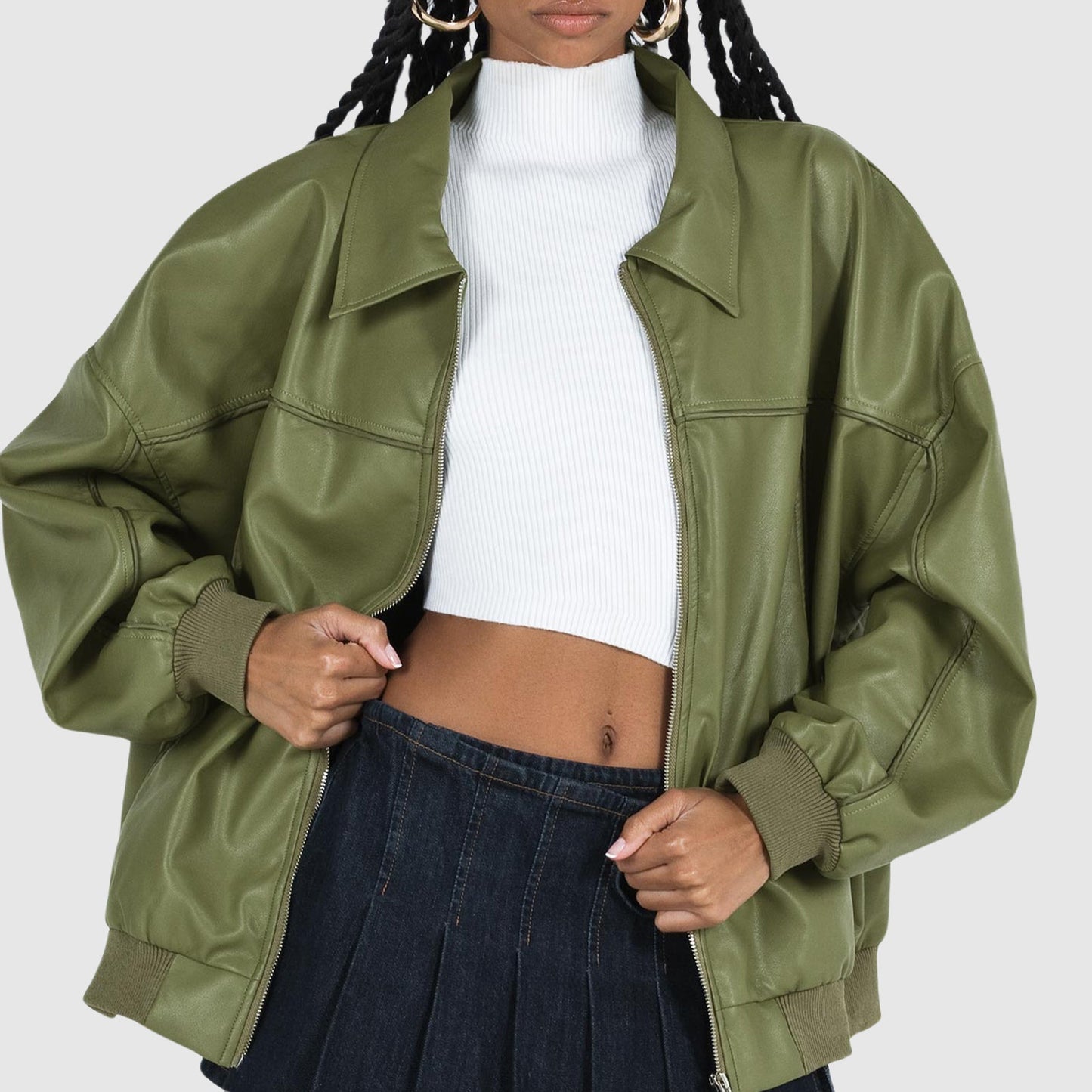 Veste Punk Princess Valentina Rossi Avec Fermeture Éclair Col Classique Et Style Rebelle Années 70