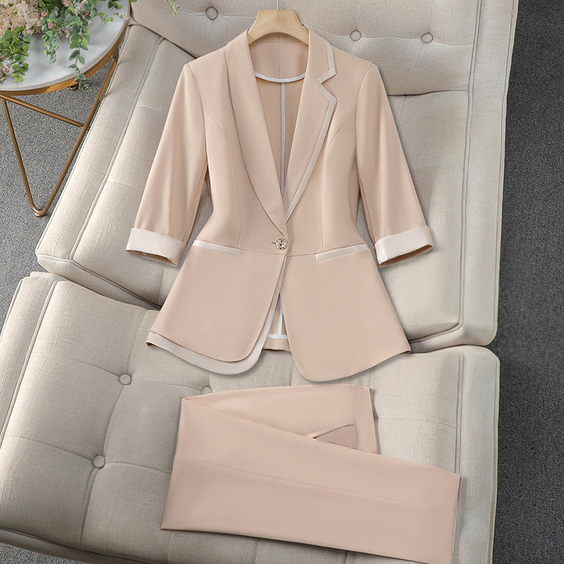 Valentina Rossi Staple Ensemble Formel Tailleur Blazer Et Pantalon Élégance Polyvalente Pour Toutes Occasions