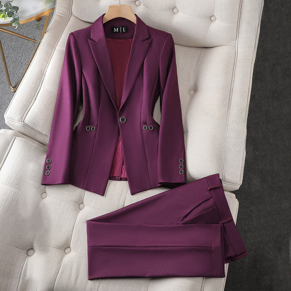 Ensemble Duo Puissant Sur Mesure Valentina Rossi Pour Femme En Tissu Poly Luxe Doux Et Moderne