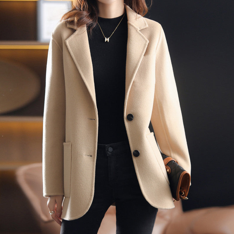 Valentina Rossi Manteau Long Divine Allure En Mélange Laine Polyamide Luxueux Et Chaud Pour Saisons