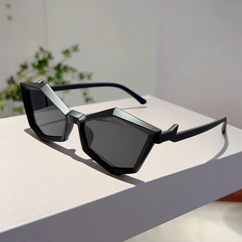 Valentina Rossi Luna Argento Lunettes De Soleil Géométriques Pour Femme Élégantes Et Claires