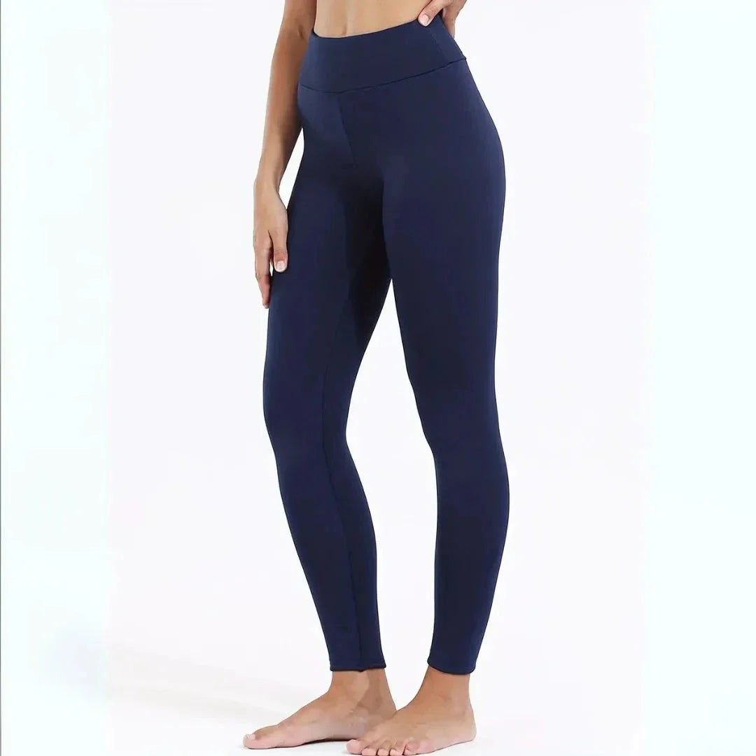 Leggings Taille Haute Valerie Avec Doublure Thermique Confort Durable Pour Sport Et Loisirs