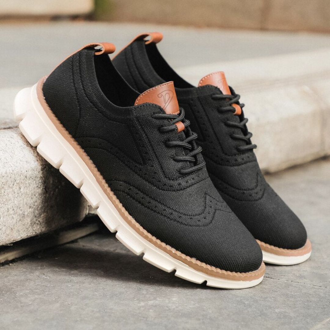 Valerio Baskets Oxford Urbaines Style Wingtip Confort Quotidien Pour Homme Chaussures Élégantes
