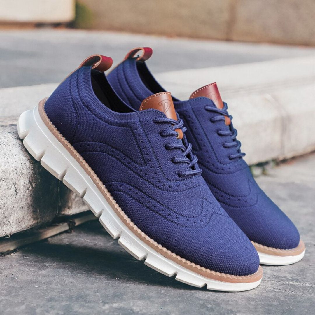 Valerio Baskets Oxford Urbaines Style Wingtip Confort Quotidien Pour Homme Chaussures Élégantes