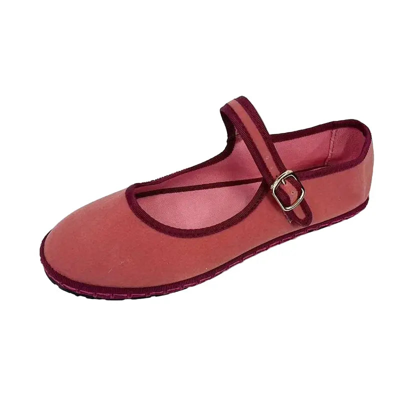 Amawinc Ballerines Velours pour Femmes Élégantes et Confortables Modèle Mary Jane Chic Quotidien