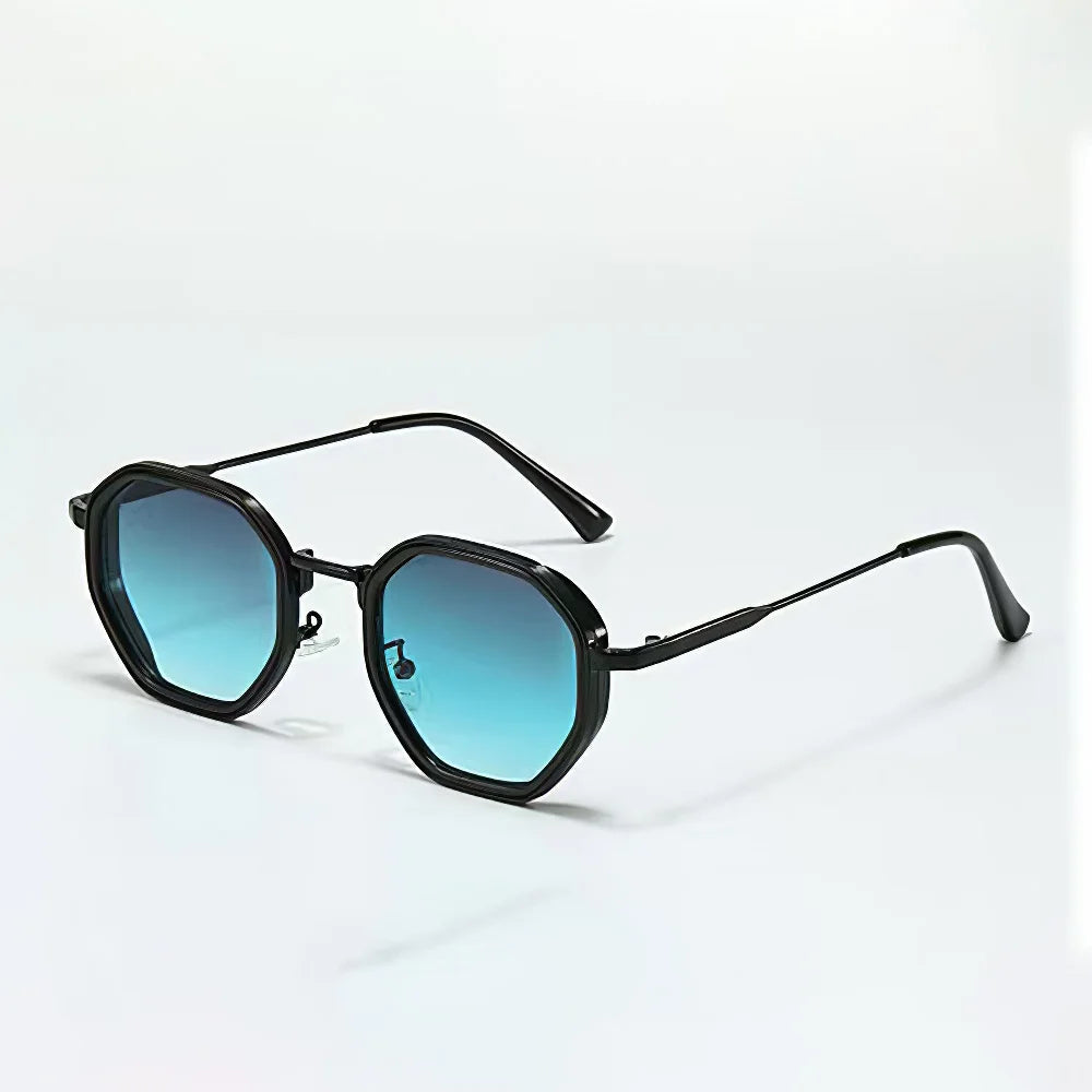 Lunettes de Soleil Vento Luxe Forme Géométrique Élégante Bras en Métal Minimaliste Confortables pour un Style Élevé