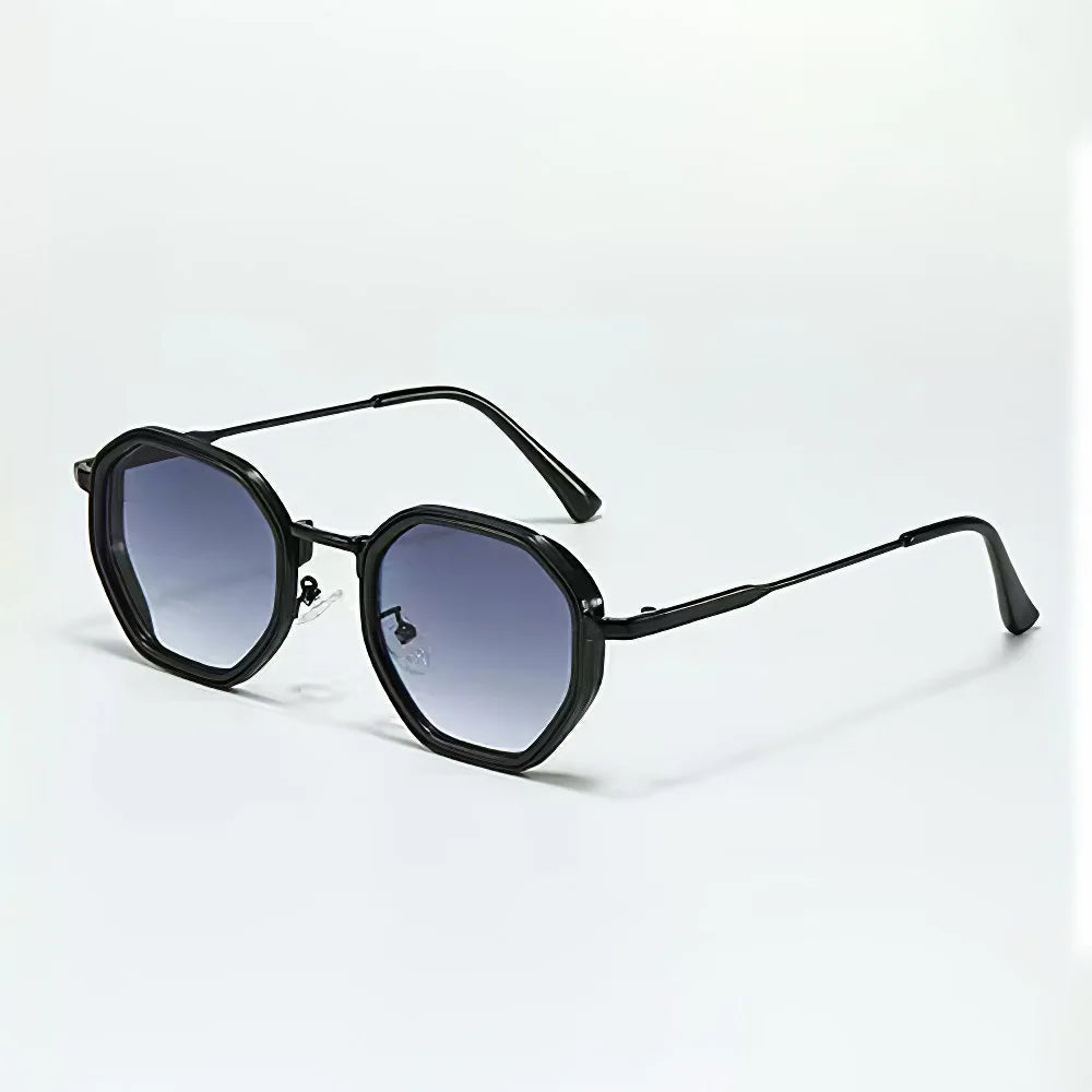 Lunettes de Soleil Vento Luxe Forme Géométrique Élégante Bras en Métal Minimaliste Confortables pour un Style Élevé
