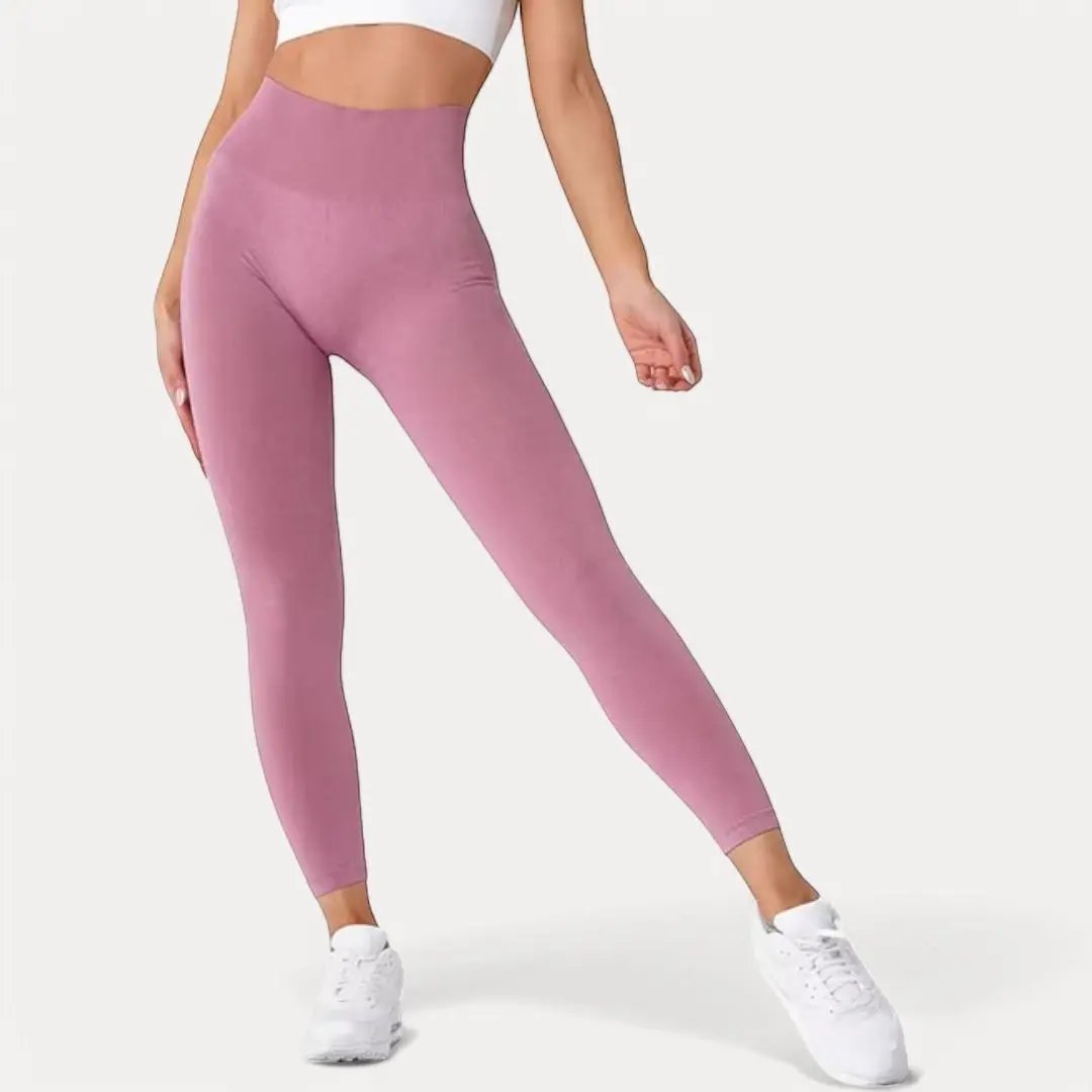 Leggings De Sport Vera Sculpt Épousant Silhouette Et Taille Haute Avec Détail Scrunch À L Arrière Anti Transparence