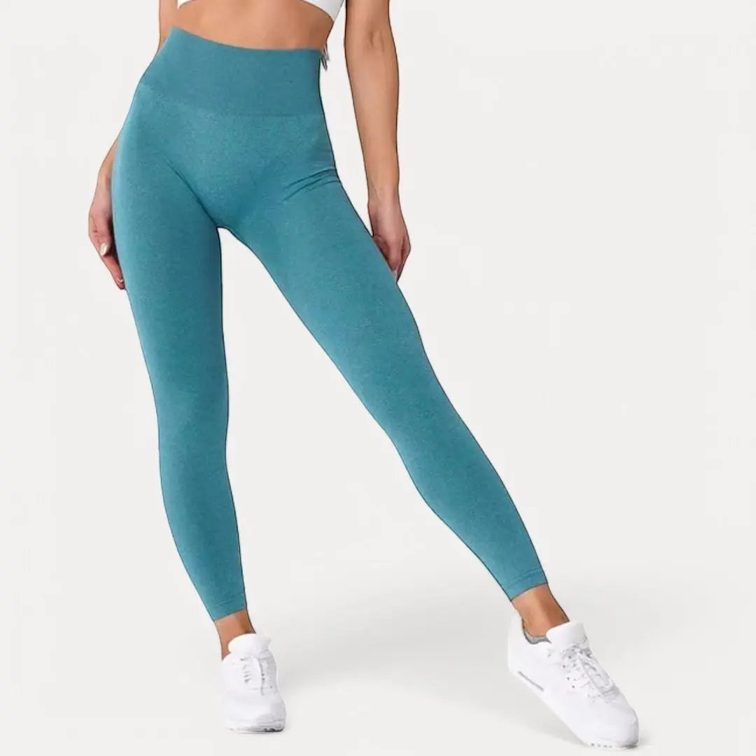 Leggings De Sport Vera Sculpt Épousant Silhouette Et Taille Haute Avec Détail Scrunch À L Arrière Anti Transparence