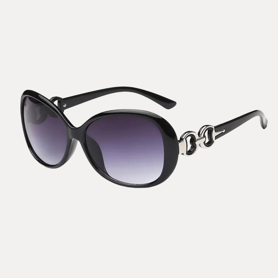 Lunettes De Soleil Veronica Retro Oversized Avec Monture XXL Et Détails Métalliques Élégants Verre Dégradé UV400