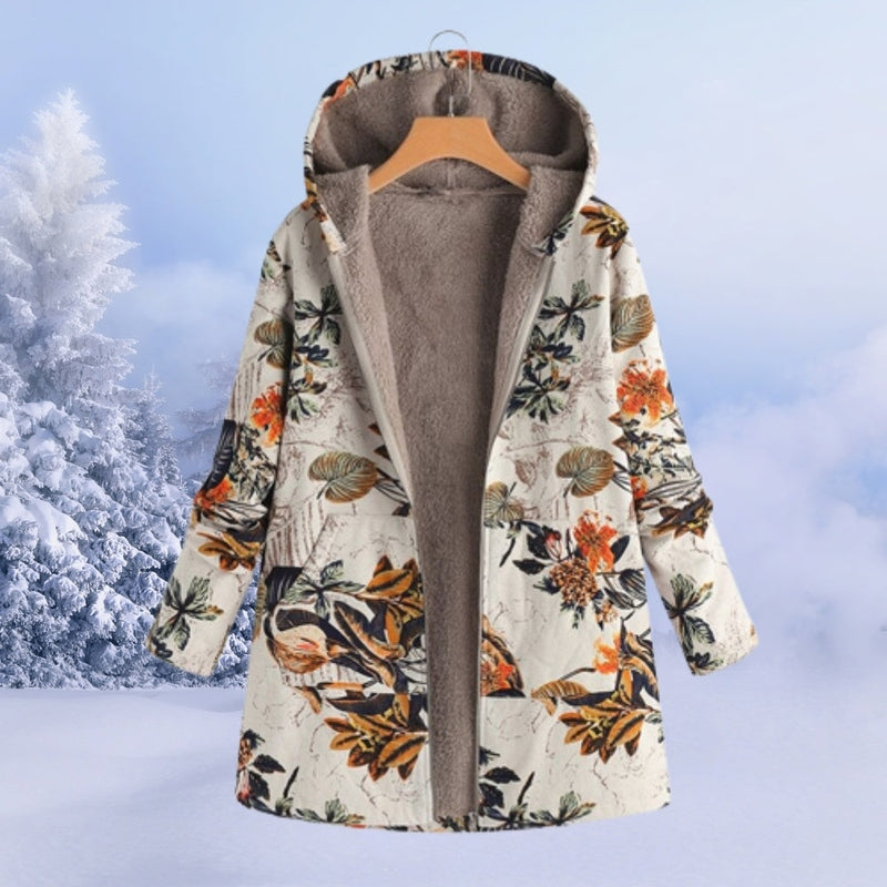 Angenehme Kapuzenfleecejacke Zoe für kalte Wintertage