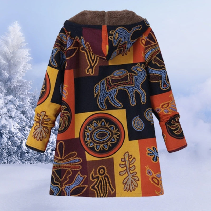 Angenehme Kapuzenfleecejacke Zoe für kalte Wintertage