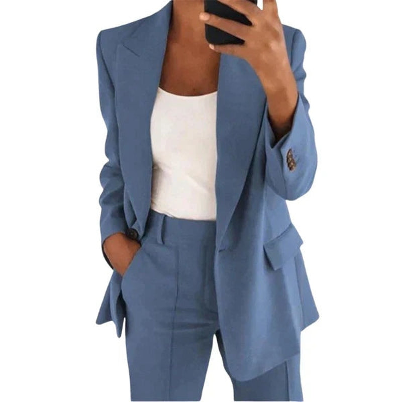 Damen Blazer-Set Avelena: Elegante Jacke und Hose