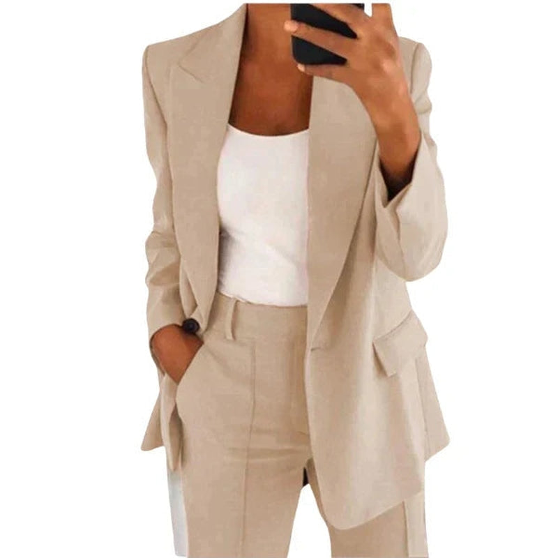 Damen Blazer-Set Avelena: Elegante Jacke und Hose