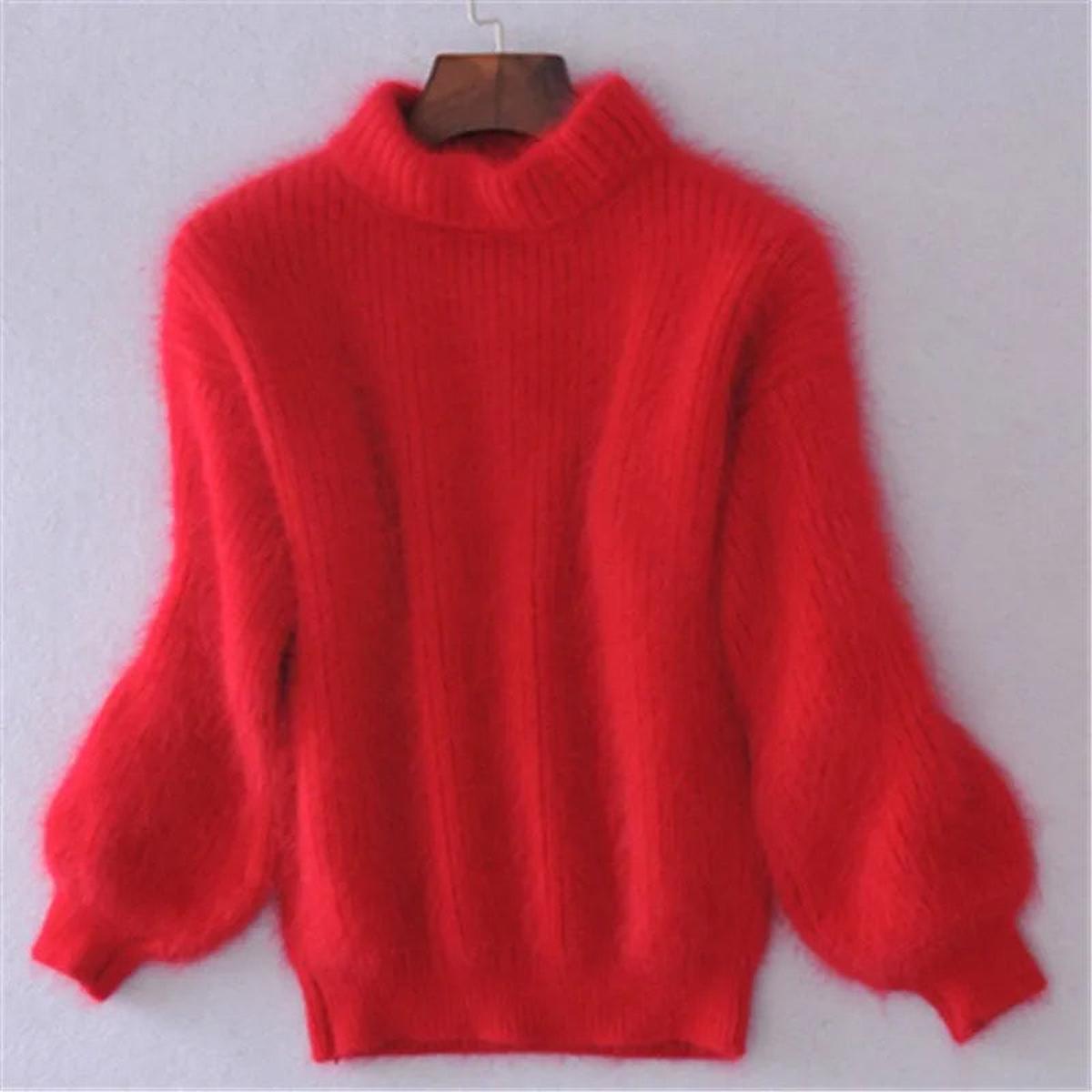 Fiona Pull Maille Chaud À Col Haut Pour Femmes Tendance Et Polyvalent Avec Jeans Ou Jupes