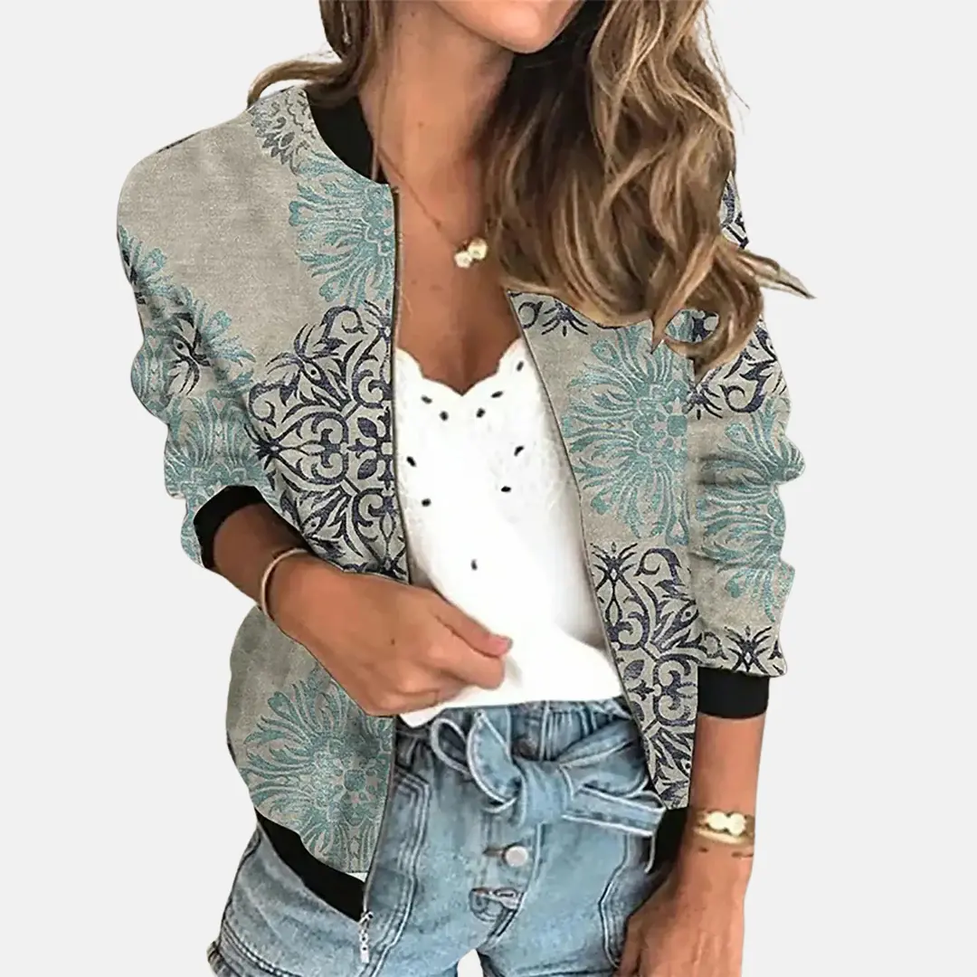 Blouson Bomber Vintage Amawinc Pour Femme Classique Et Polyvalent Pour Tenue Quotidienne Chic