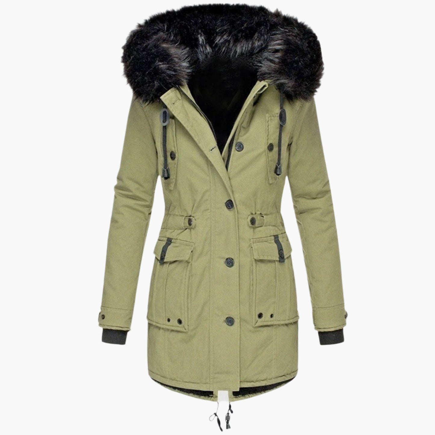 Charlotte Manteau D Hiver Chaud Avec Capuche Pour Femmes Élégant Confortable Idéal Pour Quotidien Et Sorties