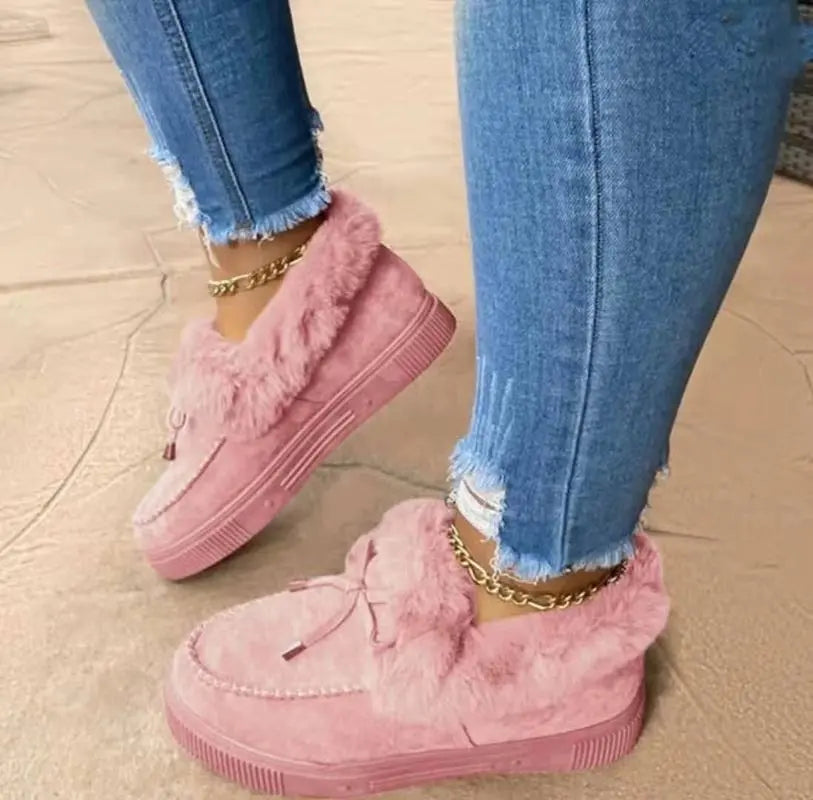 Bottes Hivernales Pour Femmes Chaudes Et Confortables Style Urbain Et Doublure Chaude