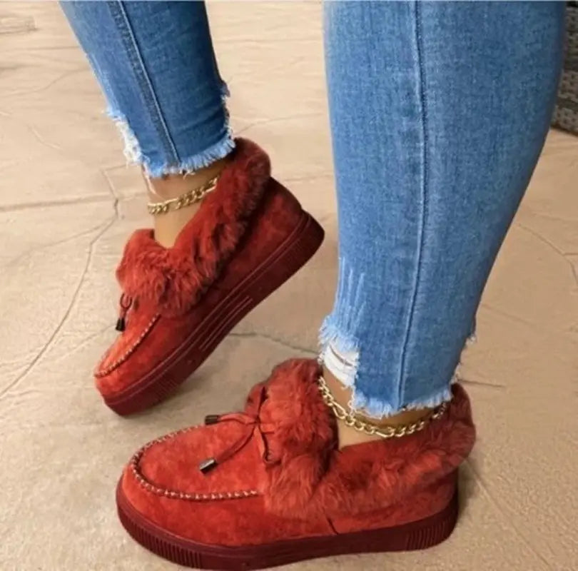 Bottes Hivernales Pour Femmes Chaudes Et Confortables Style Urbain Et Doublure Chaude